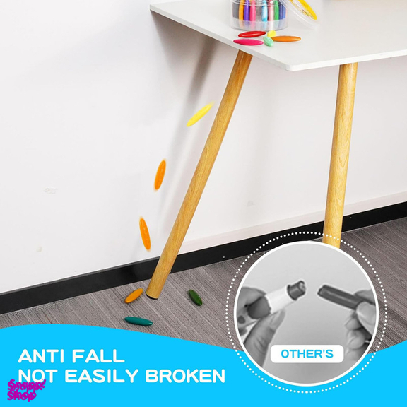 مداد شمعی جادویی نشکن 36 رنگ مدل بادومی