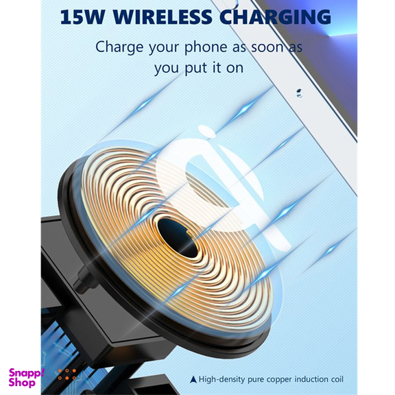 شارژر رومیزی بی سیم 32W الدینیو مدل AW004