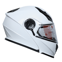 کلاه کاسکت ردلاین مدل 939 رنگ سفید براق به همراه کاور