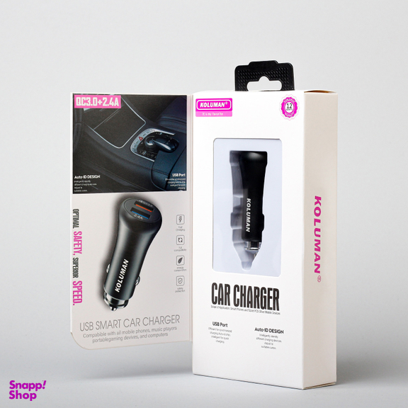 شارژر فندکی 20 وات کلومن مدل KC-C02 همراه کابل USB-C