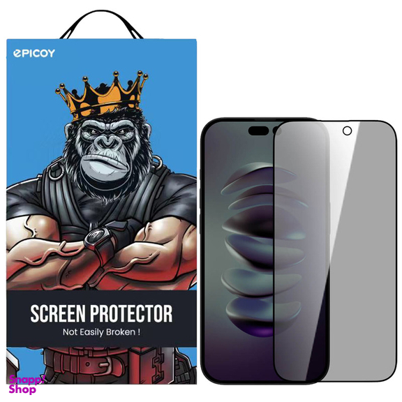 محافظ صفحه نمایش حریم شخصی اپیکوی مدل Pry مناسب برای گوشی موبایل اپل iPhone 14 Pro