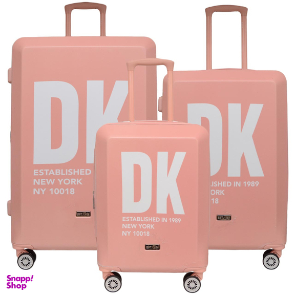 ست چمدان دی کی ان وای مدل MIRRORED MR4 مجموعه سه عددی