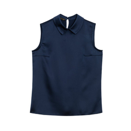 تاپ زنانه برنس مدل نغمه رنگ سرمه‌ ای