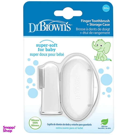 مسواک انگشتی کودک دکتر براونز مدل D010HG