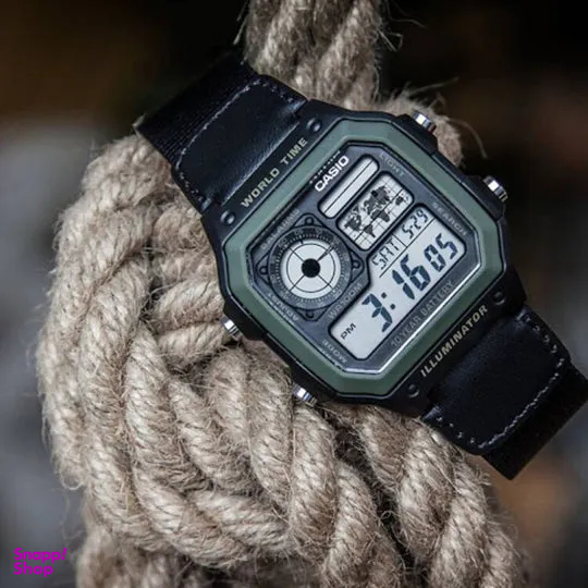 ساعت مچی طرح کاسیو مدل CASIO-AE-1200WHB-1B