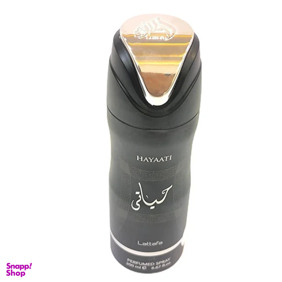 اسپری خوشبو کننده بدن لطافه مدل حیاتی حجم 200 میلی لیتر