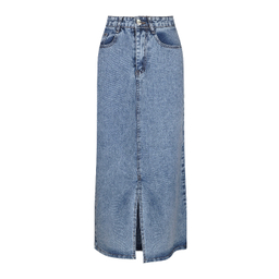 دامن جین زنانه دی تی مد کد 381 رنگ آبی