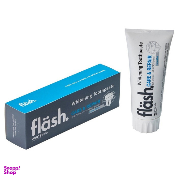 خمیر دندان وایت اسمایل مدل flash حجم 75 میلی لیتر