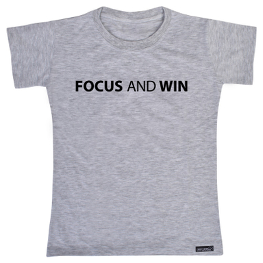 تی شرت آستین کوتاه پسرانه 27 مدل Focus And Win کد MH 968
