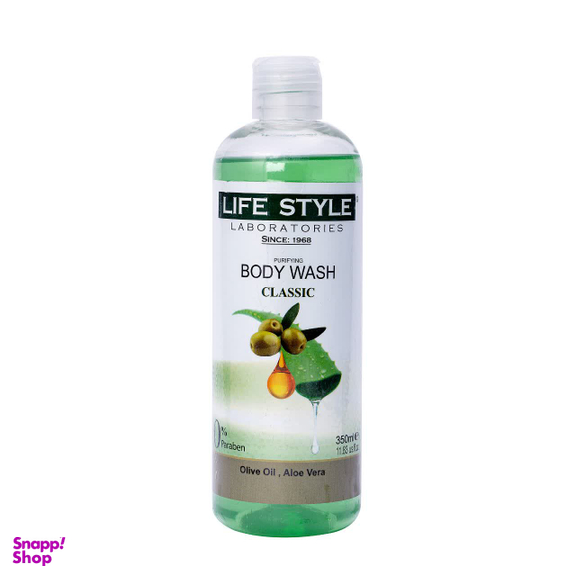 ژل شستشو بدن لایف استایل مدل کلاسیک حجم 350 میلی لیتر
