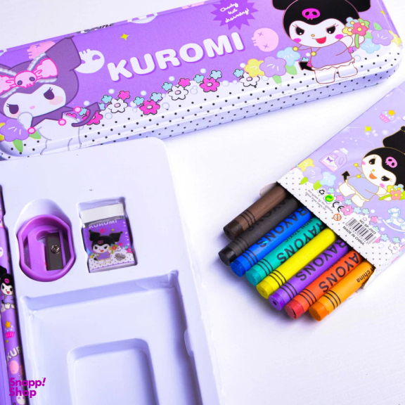 بسته لوازم تحریر مدل کرومی کد 53 مجموعه 10 عددی