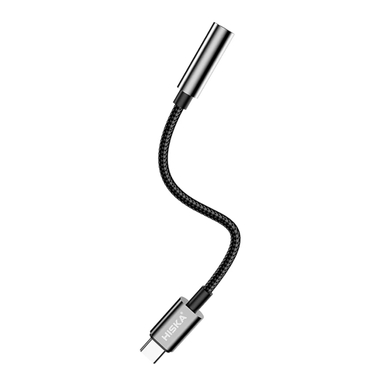 کابل تبدیل USB-C به AUX هیسکا مدل W22 طول 0.1 متر