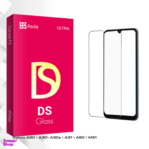 محافظ صفحه نمایش شیشه ای آسدا مدل DS Glass مناسب برای گوشی موبایل سامسونگ Galaxy A20 \ A30\ A30s \ A31 \ A50 \ M31
