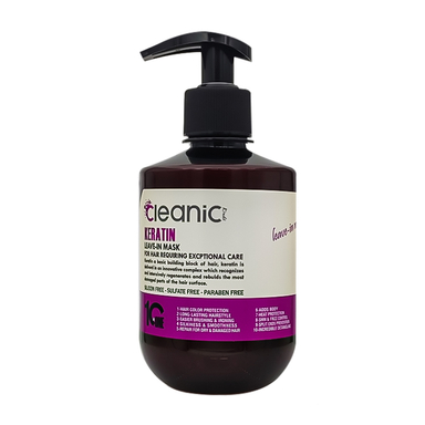 ماسک مو کلینیک کیندی مدل Keratin حجم 350 میلی لیتر