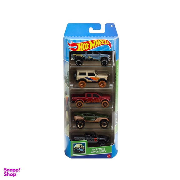 ماشین هات ویلز مدل Remote Adventures بسته 5 عددی