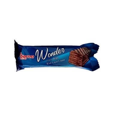 ویفر کرمدار با روکش شکلات تلخ Wander درنا وزن 50 گرم