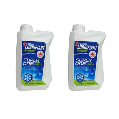 ضد یخ خودرو کانادا لوبریفنت مدل Super ONE حجم 1000 میلی لیتر بسته 2 عددی