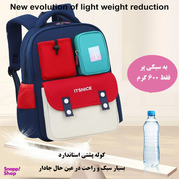 کوله پشتی مدرسه نایس کد 5088