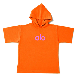 تیشرت زنانه طرح Alo کد TK3 رنگ نارنجی