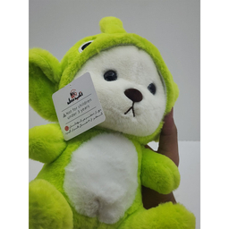 عروسک ناب سل مدل خرس فضایی کلاه دار پولیشی ارتفاع 25 سانتی متر