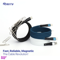 کابل Type-C فوربری مدل Magnetic KS-CC01-60W طول 1 متر