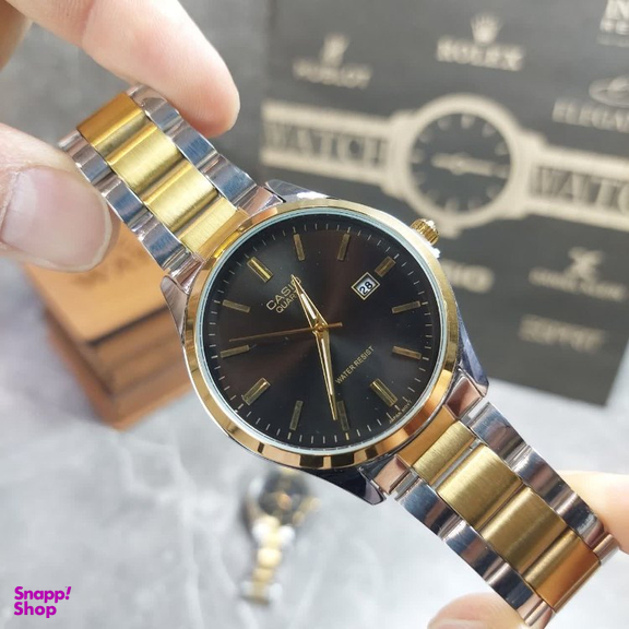 ساعت مچی عقربه ای سیتیزن مدل MTP-S392G رنگ طلایی نقره ای