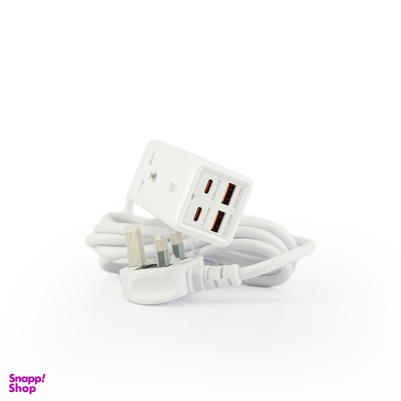 چندراهی برق USB دار جی بی کیو مدل SC-1418