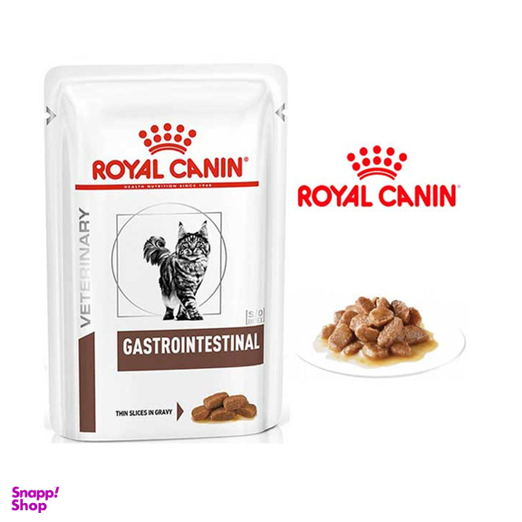پوچ گربه رویال کنین مدل Gastrointestinal وزن 85 گرم
