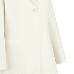 کت زنانه السانا مدل شیده کد 178835 رنگ سفید