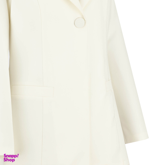 کت زنانه السانا مدل شیده کد 178835 رنگ سفید