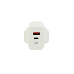 شارژر دیواری 30 وات جی بی کیو مدل HC-30W C TO L به همراه کابل Lightning به Type-C