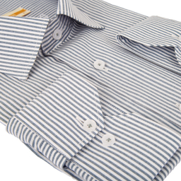 پیراهن مردانه مدل دیپلمات کد 5251 رنگ طوسی آبی