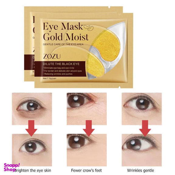 ماسک ورقه ای زیر چشم زوزو مدل gold حجم 7.5 گرم