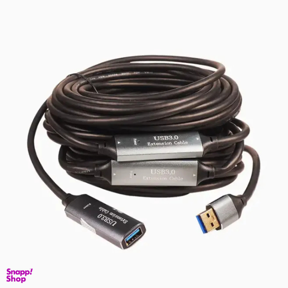 کابل افزایش طول اکتیو 3.0 USB کی نت مدل K-C35 طول 20 متر