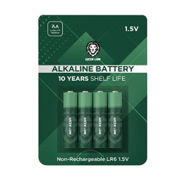 باتری نیم قلمی گرین مدل Alkaline AAA بسته ۴ عددی