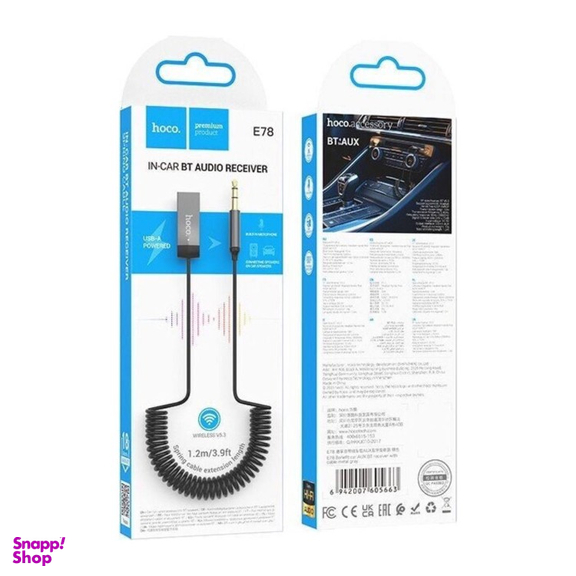 گیرنده بلوتوثی Jack 3.5mm هوکو مدل E78 AUX