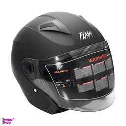 کلاه کاسکت بلوتوث دار فلش مدل 868 Matt Black