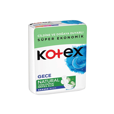 نوار بهداشتی کوتکس مدل Natural بسته 14 عددی