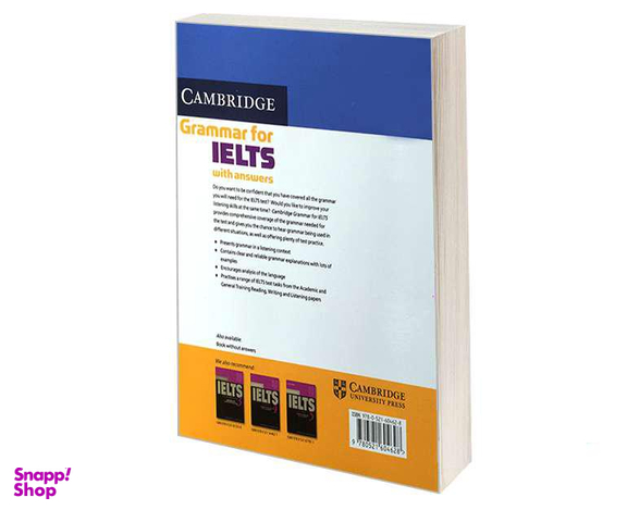 کتاب Cambridge Grammar for IELTS اثر Diana Hopkins انتشارات کمبریج