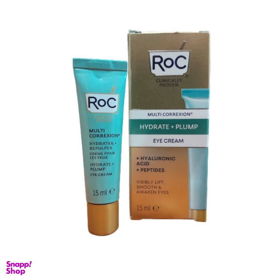 کرم دور چشم آر او سی مدل Hyaluronic حجم 15 میلی‌لیتر