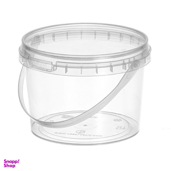 ظرف یکبار مصرف طب پلاستیک مدل 750 کد 67/987 بسته 6 عددی