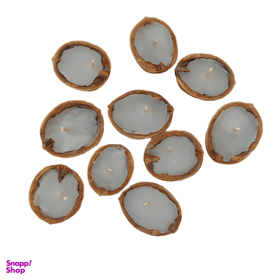 شمع مدل گردو کد 01 مجموعه 10 عددی