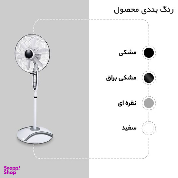 پنکه شروین مدل KF-5200