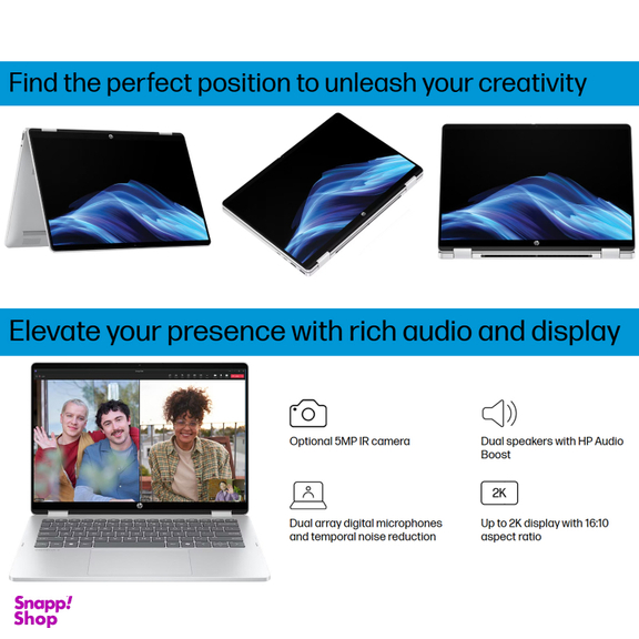 لپ تاپ 14 اینچی اچ پی مدل OmniBook 5 Flip 14 FP0013DX C