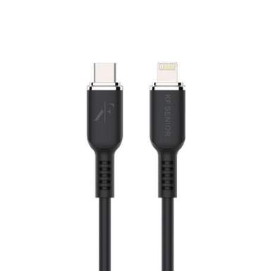 کابل Type-C به Lightning کی اف-سنیور کد KF Senior S90-C.IP طول 1.2 متر