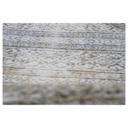 فرش گرد طرح مراکش رنگ زمینه طوسی