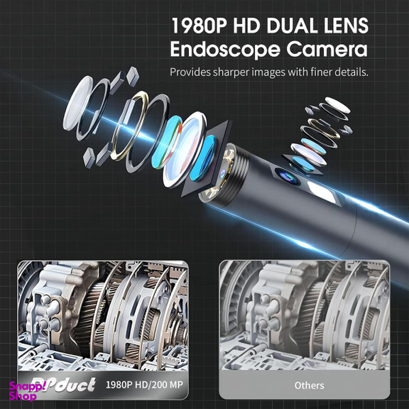 دوربین آندوسکوپی مدل 20 متر 2 لنز کد HARD WIRE HD