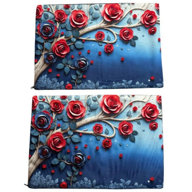 روبالشی طرح گل کد 310 مجموعه 2 عددی