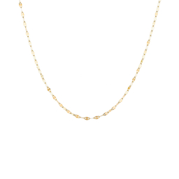 زنجیر طلا 18 عیار زنانه میلی گالری طرح پفکی